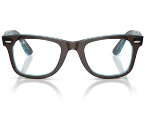 Óculos de Grau Ray Ban Wayfarer Ease Marrom Translúcido RX4340V 8366-50 