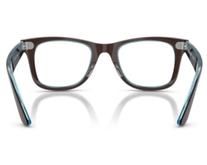 Óculos de Grau Ray Ban Wayfarer Ease Marrom Translúcido RX4340V 8366-50 