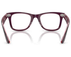 Óculos de Grau Ray Ban Wayfarer Ease Violeta Translúcido RX4340V 8364-50