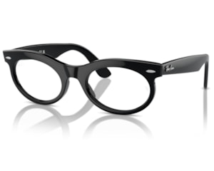 Óculos de Grau Ray Ban Wayfarer Oval Black RX2242V 2000-53