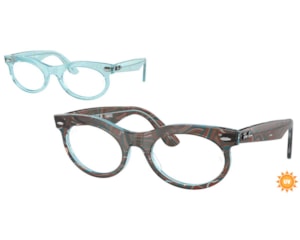 Óculos de Grau Ray Ban Wayfarer Oval Photochromic RX2242V 8293-50