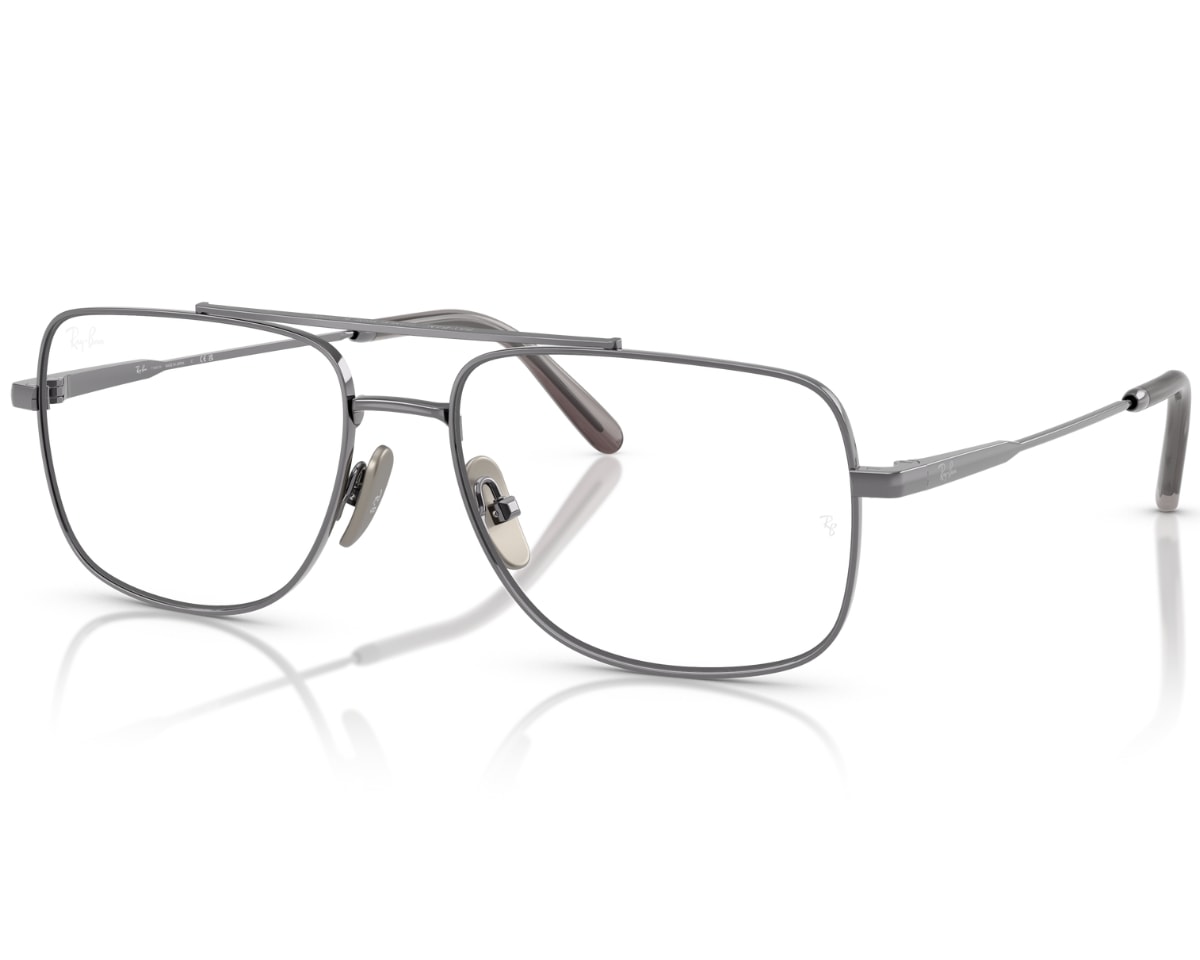 Óculos de Grau Ray Ban William Titanium Chumbo RX8797 1000-58