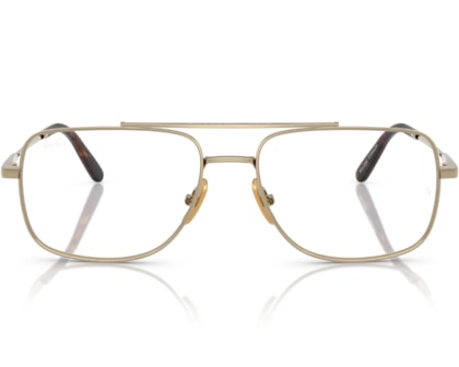 Óculos de Grau Ray Ban William Titanium Dourado RX8797 1246-58