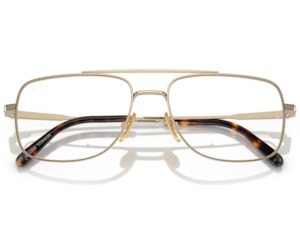 Óculos de Grau Ray Ban William Titanium Dourado RX8797 1246-58