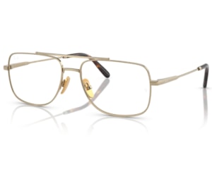 Óculos de Grau Ray Ban William Titanium Dourado RX8797 1246-58