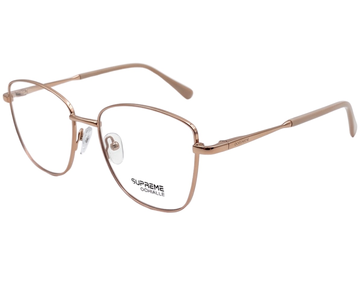 Óculos de Grau Supreme Ochialle Bege Rosé SM25040 C4-52