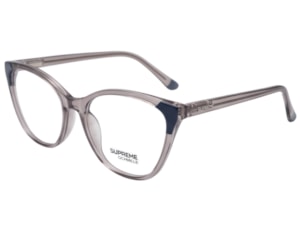 Óculos de Grau Supreme Ochialle Cinza Translúcido XZ7721 C3-53