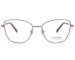 Óculos de Grau Supreme Ochialle Marrom e Dourado SM25040 C2-52