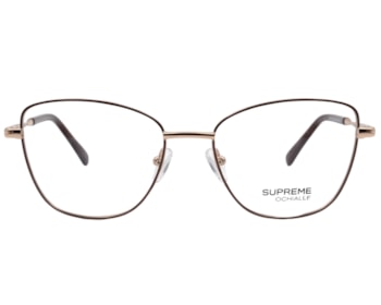 Óculos de Grau Supreme Ochialle Marrom e Dourado SM25040 C2-52