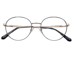 Óculos de Grau Supreme Ochialle Preto e Prata ISA61026 C1-50