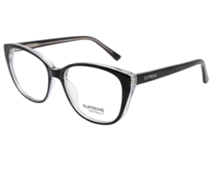 Óculos de Grau Supreme Ochialle Preto e Translúcido AZ3859 C01-49