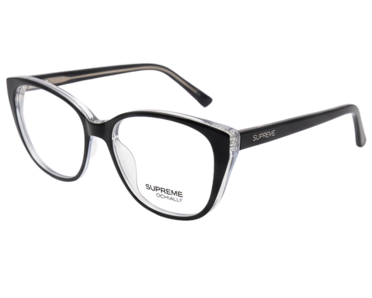 Óculos de Grau Supreme Ochialle Preto e Translúcido AZ3859 C01-49