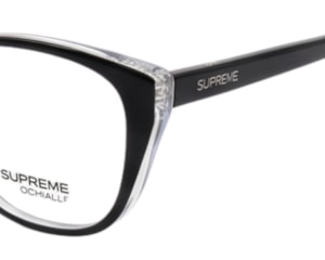 Óculos de Grau Supreme Ochialle Preto e Translúcido AZ3859 C01-49