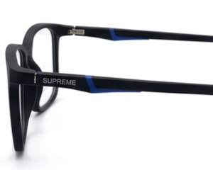 Óculos de Grau Supreme Ochialle Preto Fosco e Azul FG707 C2-51