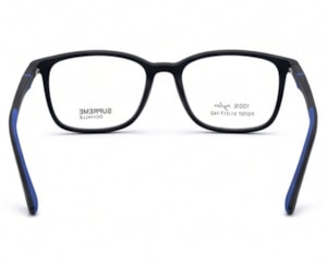 Óculos de Grau Supreme Ochialle Preto Fosco e Azul FG707 C2-51