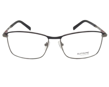 Óculos de Grau Supreme Ochialle Preto Fosco e Chumbo SZ3728 C1-55