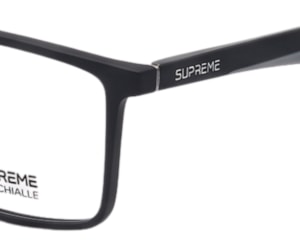 Óculos de Grau Supreme Ochialle Preto Fosco  e Cinza FG717 C3-55