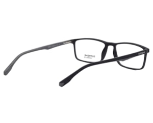 Óculos de Grau Supreme Ochialle Preto Fosco  e Cinza FG717 C3-55