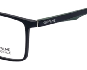 Óculos de Grau Supreme Ochialle Preto Fosco e Verde FG717 C5-55