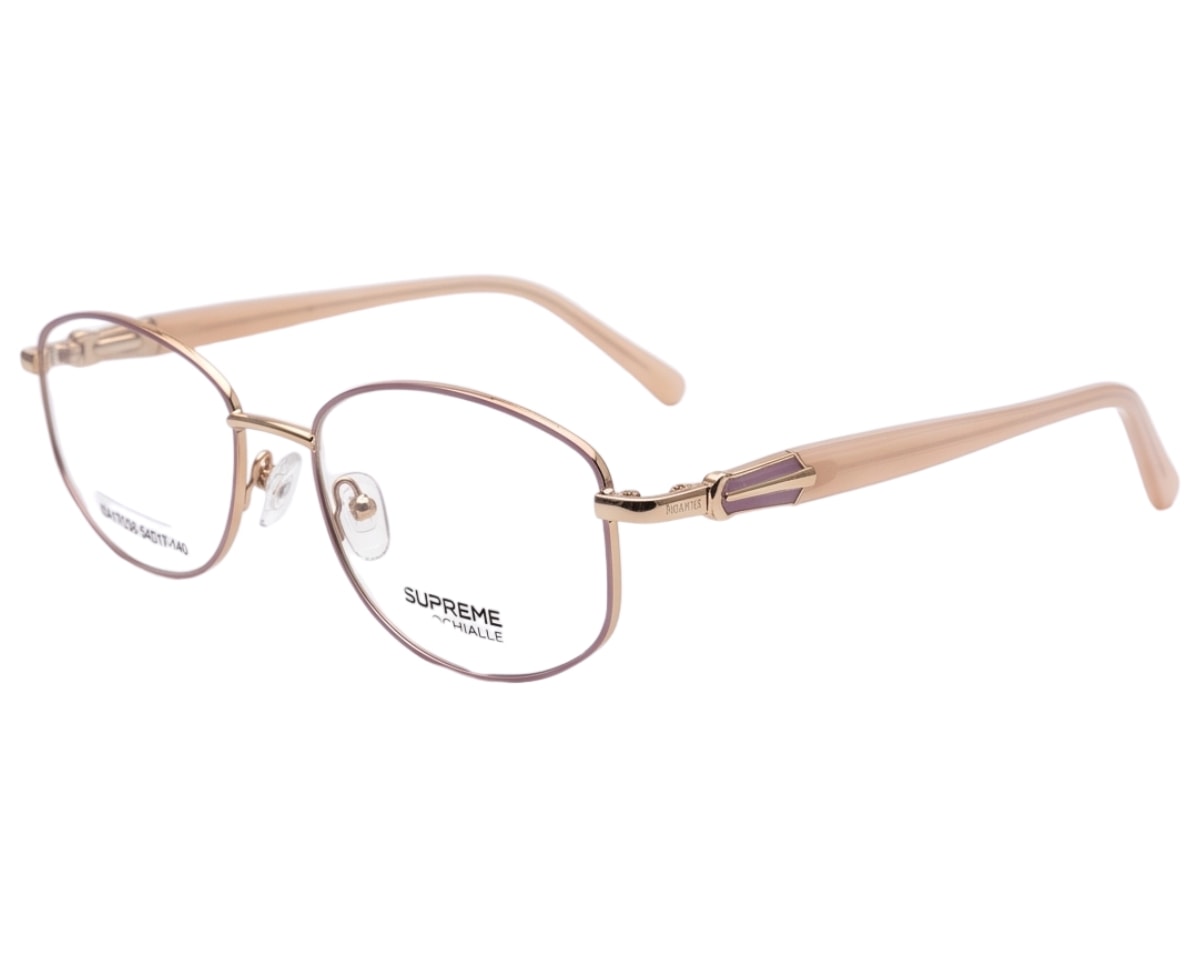 Óculos de Grau Supreme Ochialle Rosa e Dourado ISA17036 C3-54