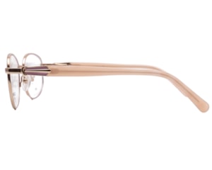 Óculos de Grau Supreme Ochialle Rosa e Dourado ISA17036 C3-54