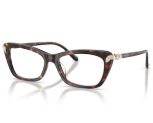 Óculos de Grau Swarovski Science of Elegance Havana SK2068U 1002-55