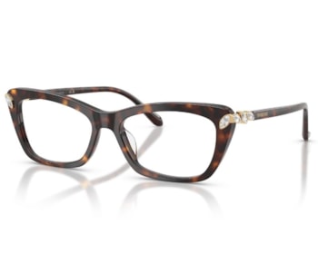Óculos de Grau Swarovski Science of Elegance Havana SK2068U 1002-55