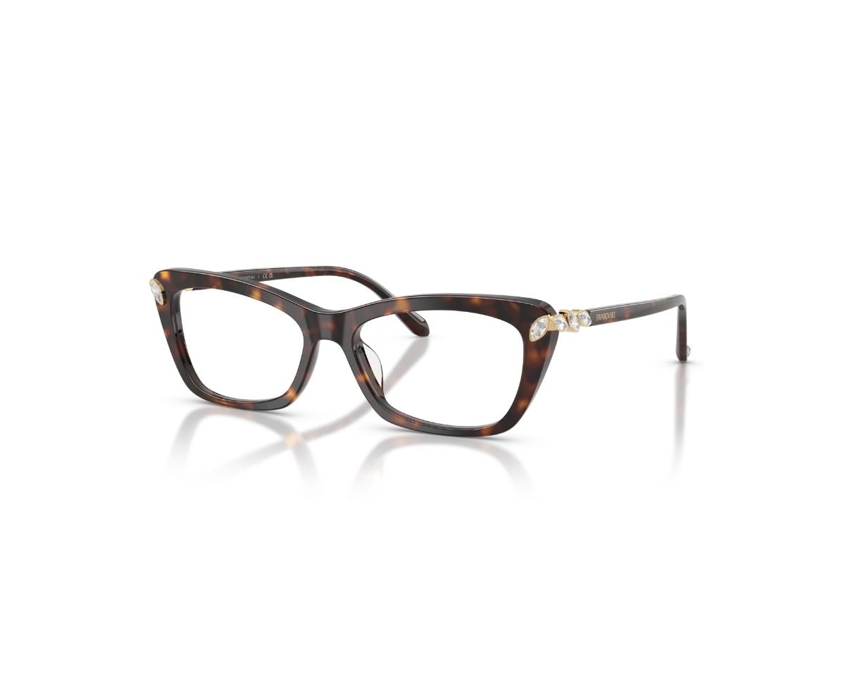Óculos de Grau Swarovski Science of Elegance Havana SK2068U 1002-55