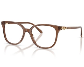 Óculos de Grau Swarovski Science of Elegance Marrom SK2069 1067-53