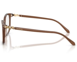 Óculos de Grau Swarovski Science of Elegance Marrom SK2069 1067-53