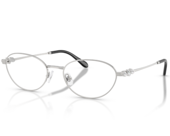 Óculos de Grau Swarovski Science of Elegance Prata SK1043 4001-55