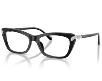 Óculos de Grau Swarovski Science of Elegance Preto SK2068U 1038-55