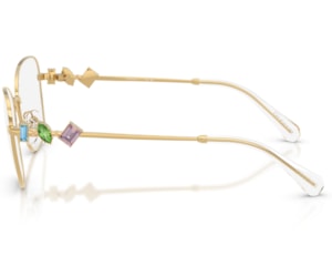Óculos de Grau Swarovski Science Of Facets Dourado SK1025 404M-54