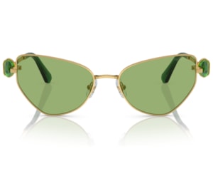 Óculos de Grau Swarovski Science Of Facets Dourado Verde SK7003 40042-57