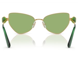 Óculos de Grau Swarovski Science Of Facets Dourado Verde SK7003 40042-57