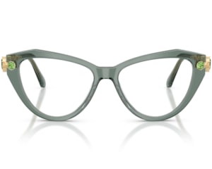 Óculos de Grau Swarovski Science Of Facets Verde SK2047 1043-55