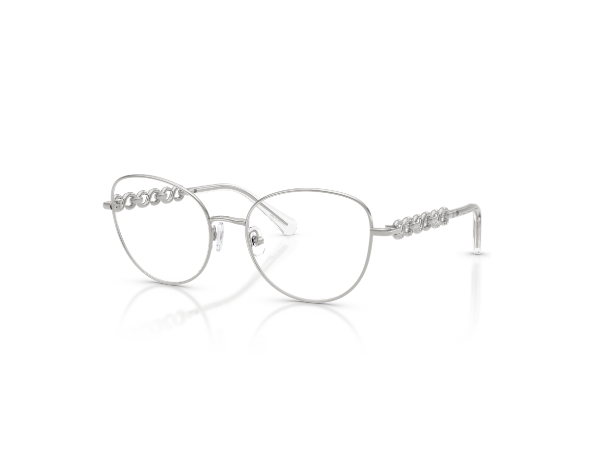 Óculos de Grau Swarovski Science of Industry Prata SK1044 4001-55