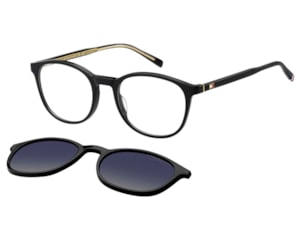 Óculos de Grau Tommy Hilfiger Azul Clip On Polarizado TH2268/C-807-51