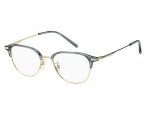 Óculos de Grau  Tommy Hilfiger Classy Azul Brilho TH 2365/F KY2-51