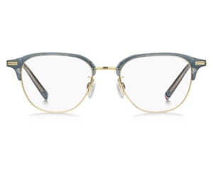 Óculos de Grau  Tommy Hilfiger Classy Azul Brilho TH 2365/F KY2-51