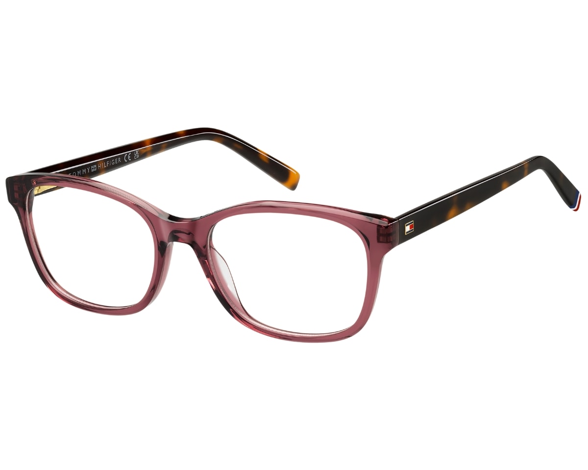 Óculos de Grau Tommy Hilfiger Classy Borgonha TH2229 YDC-51