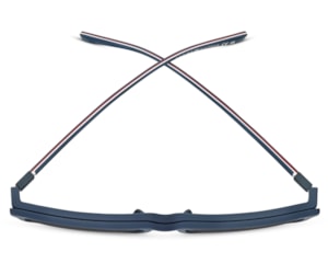 Óculos de Grau Tommy Hilfiger Clip On Azul Fosco Polarizado TH2320/C PJP-56