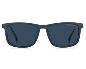 Óculos de Grau Tommy Hilfiger Clip On Azul Polarizado TH2281C RNB-55