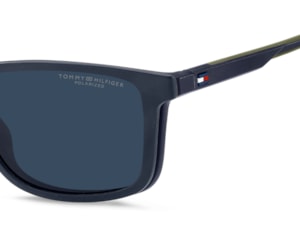 Óculos de Grau Tommy Hilfiger Clip On Azul Polarizado TH2281C RNB-55