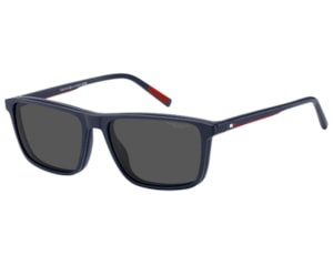 Óculos de Grau Tommy Hilfiger Clip On Azul Polarizado TH2326/C PJP-57