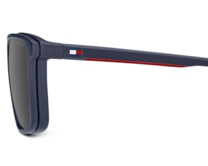 Óculos de Grau Tommy Hilfiger Clip On Azul Polarizado TH2326/C PJP-57