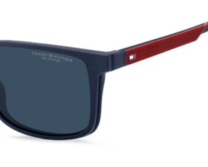 Óculos de Grau Tommy Hilfiger Clip On Polarizado Azul TH 2145/CS 8RU-55