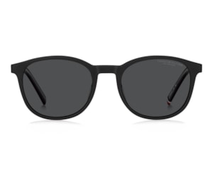 Óculos de Grau Tommy Hilfiger Clip On Preto Polarizado TH2268/C 003-51