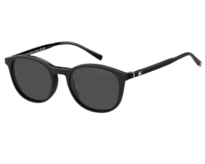 Óculos de Grau Tommy Hilfiger Clip On Preto Polarizado TH2268/C 003-51