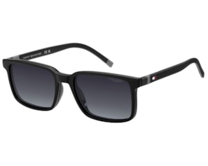Óculos de Grau Tommy Hilfiger Clip On Preto Polarizado TH2377/C 807-54
